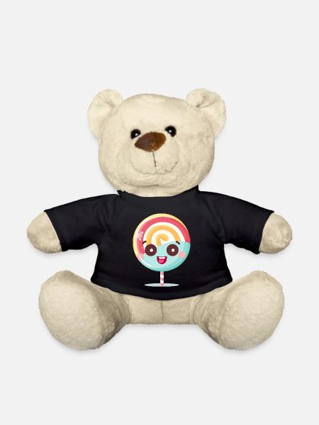 Niedliches Lolli-Charme Motiv - Teddy - Schwarz