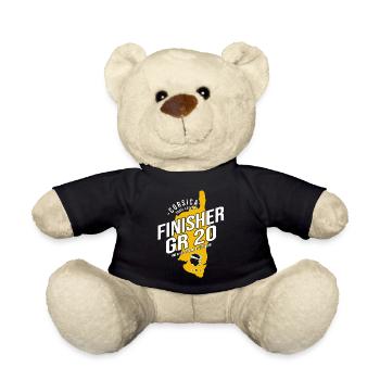 GR20 Korsika Trekking Wander-T-Shirt - Teddy - Schwarz - Vorne