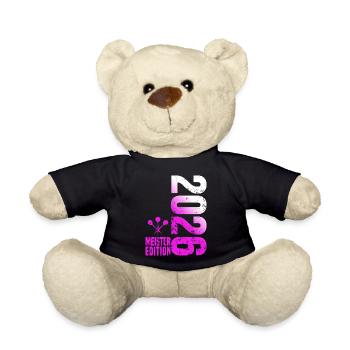 Darts Meister 2026 Kreisliga shirt pink weiß - Teddy - Schwarz - Vorne