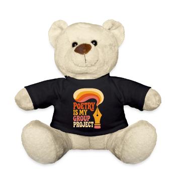 Poetry Is My Group Project - Teddy - Schwarz - Vorne