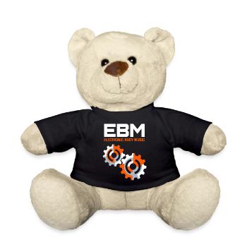 Electronic Body Music - EBM Industrial - Teddy - Schwarz - Vorne