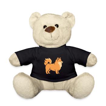 Eurasier - Teddy Bear - black - Front