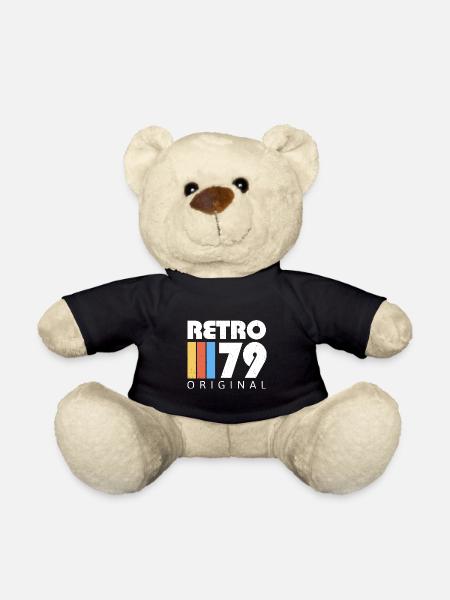 1979 Geburtstag geboren im Jahr 1979 Retro Vintage - Teddy - Schwarz