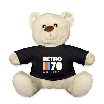 1970 Anniversaire Né En 1970 Rétro Vintage - Nounours - noir - Devant