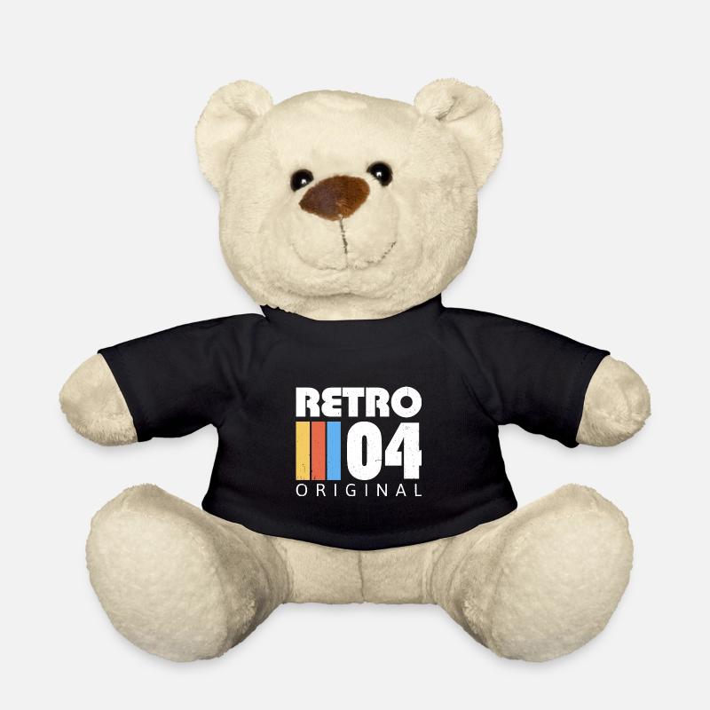 2004 Anniversaire Né En 2004 Rétro Millésime - Nounours - noir