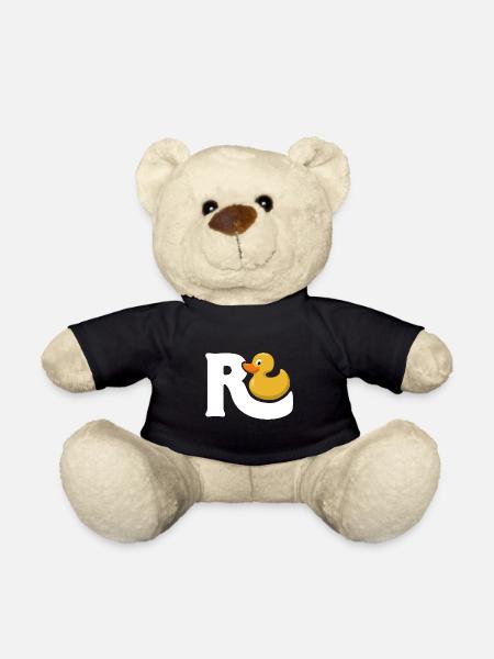 Rente Ente Schwung - Rentner Ruhestand Pension - Teddy - Schwarz