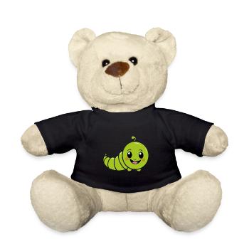 Caterpillars Insect Love Little Caterpillar - Teddy Bear - black - Front