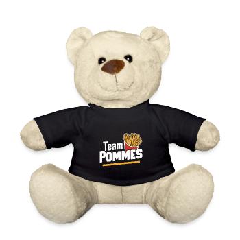 Frites, frites, restauration rapide - Nounours - noir - Devant