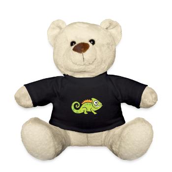 chameleon - Teddy Bear - black - Front