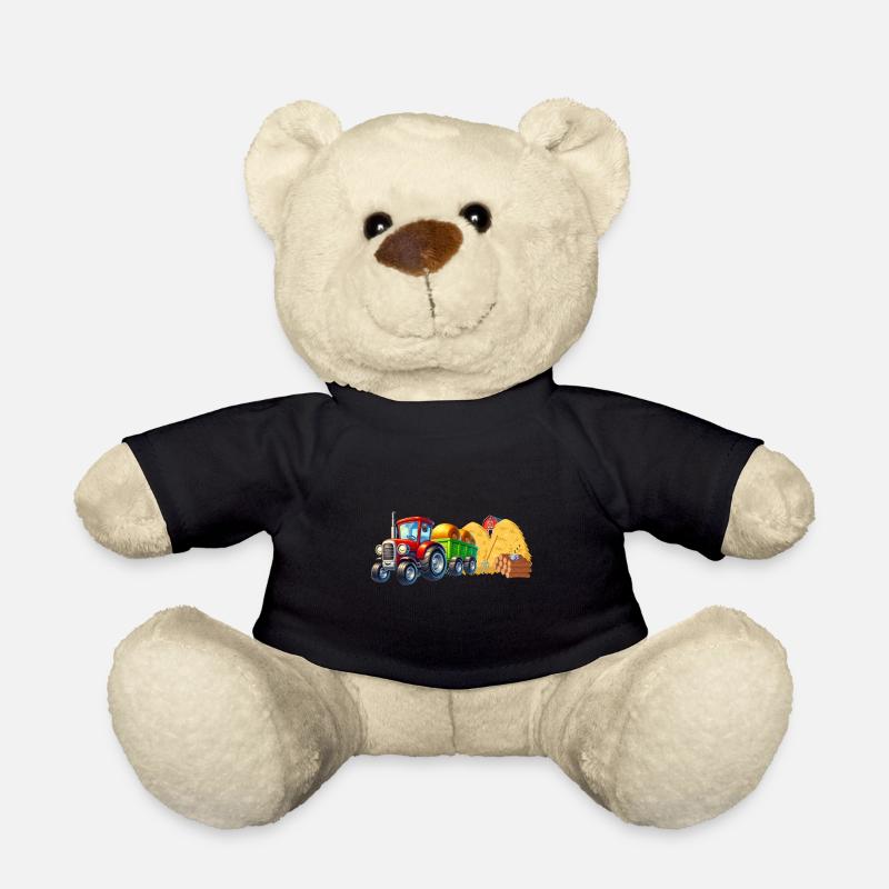 Traktor Heuernte - Kleine Pause - Teddy - Schwarz