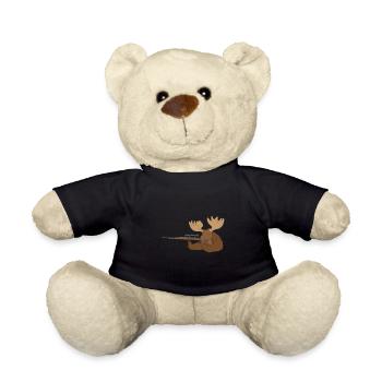 Cadeau de carabine de chasse au wapiti - Nounours - noir - Devant