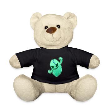 funny space ghost shirt - Teddy Bear - black - Front