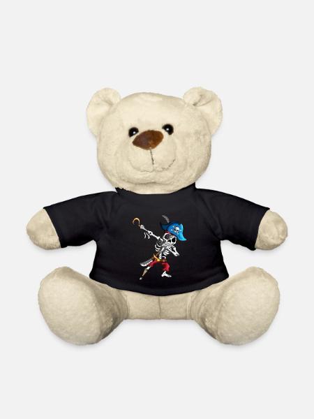 Dabbing Pirates squelette de bandeau navire pirate - Nounours - noir