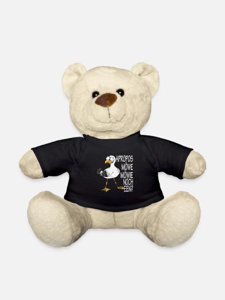 Norddeutsche Apropos Möwe! Möwie noch een Möwen - Teddy - Schwarz