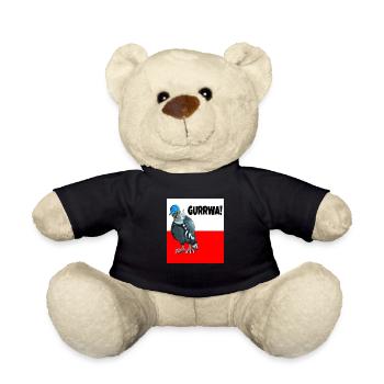 .Polnischer Gurrwa Kurwa Spruch Polnisch sprechen - Teddy - Schwarz - Vorne