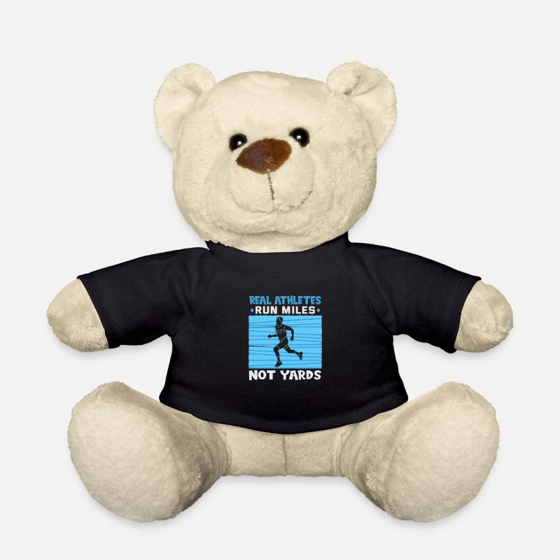 Laufen Marathon Läuferin Laufsport - Teddy - Schwarz