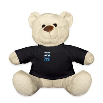 EDM Rave Techno sagte Techno oder ich manchmal vermissen - Teddy - Schwarz - Vorne