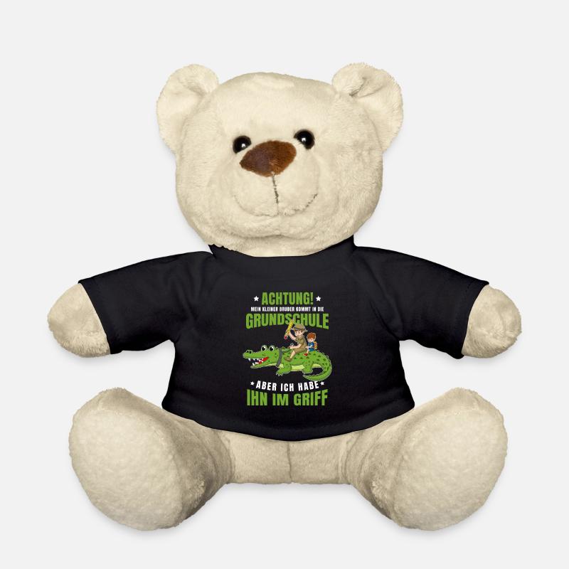 Schulanfang Einschulung 1 Klasse Grundschule - Teddy - Schwarz