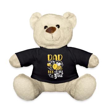 Father Bee Girl's Queen Bee Bee Day Girl - Teddy Bear - black - Front
