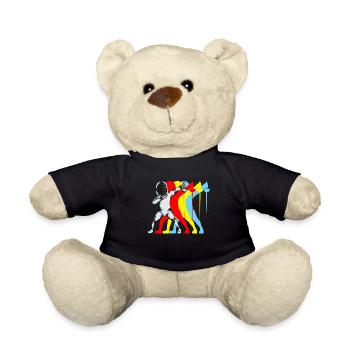 Fencing Sword fencing fencing artist Dab fencing outfit - Teddy Bear - black - Front