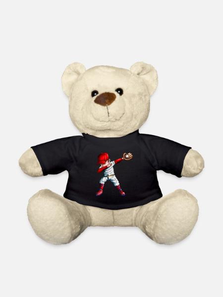 Baseball Baseball Fan Baseball Outfit Kids Dabbing - Nounours - noir