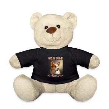 Dog Saying Welsh Corgi Design for Dog Lovers - Teddy Bear - black - Front