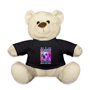 Hunde Spruch Dalmatiner Design für Hundeliebhaber - Teddy - Schwarz - Vorne