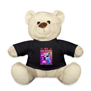 Hunde Spruch Dogo Argentino Design für - Teddy - Schwarz - Vorne