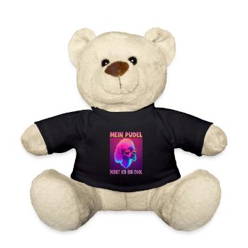 Hunde Spruch Pudel Design für Hundeliebhaber - Teddy - Schwarz - Vorne