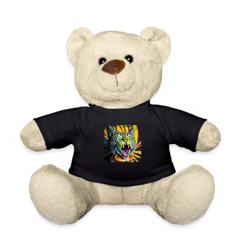 Amoureux des chats Cool Cat Design Cat Mama - Nounours - noir - Devant