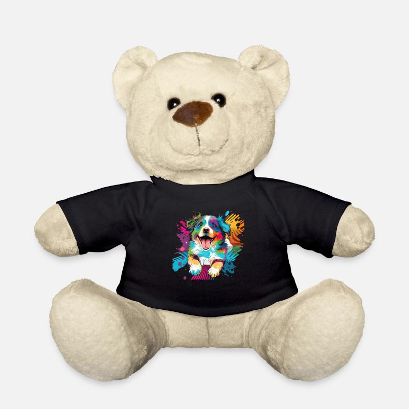 Chiens Berger australien amoureux des chiens Aussie - Nounours - noir
