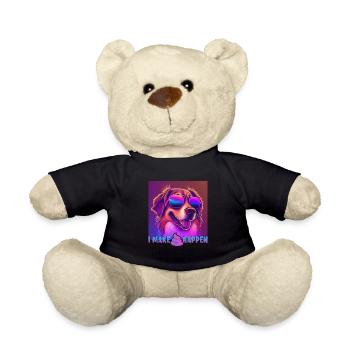 Dogs Australian Shepherd Dog Lovers Aussie - Teddy Bear - black - Front