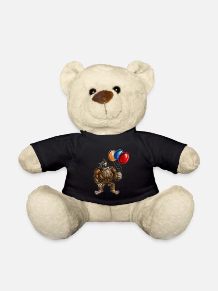 Bigfoot Geburtstagsparty Fabelwesen Mysterium - Teddy - Schwarz