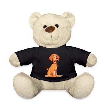 Conception de chien mignon pour les propriétaires de chiens - Nounours - noir - Devant