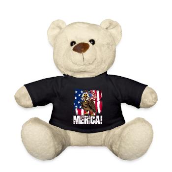 4. Juli Weißkopfseeadler Stirnband Merica Flagge - Teddy - Schwarz - Vorne