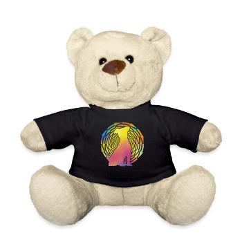 Jack Russell - Teddy Bear - black - Front