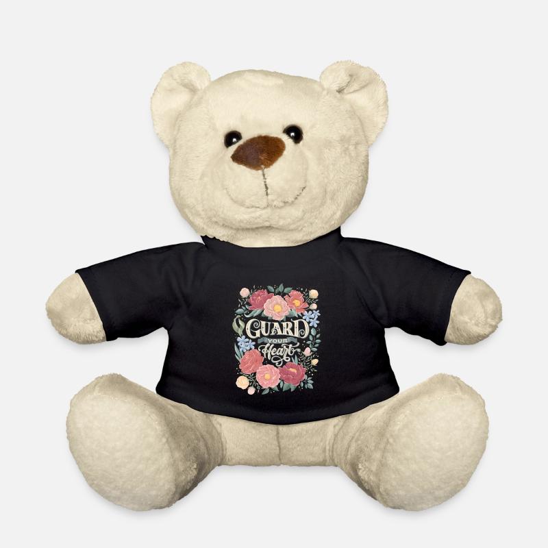 Guard Your Heart - Teddy Bear - black