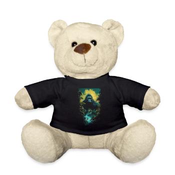 Gorilla Kunstwerk Natur Tier - Teddy - Schwarz - Vorne