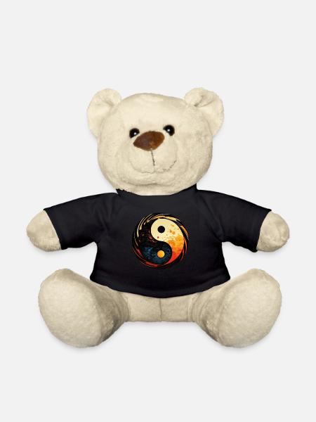 Yin Yang - Teddy - Schwarz