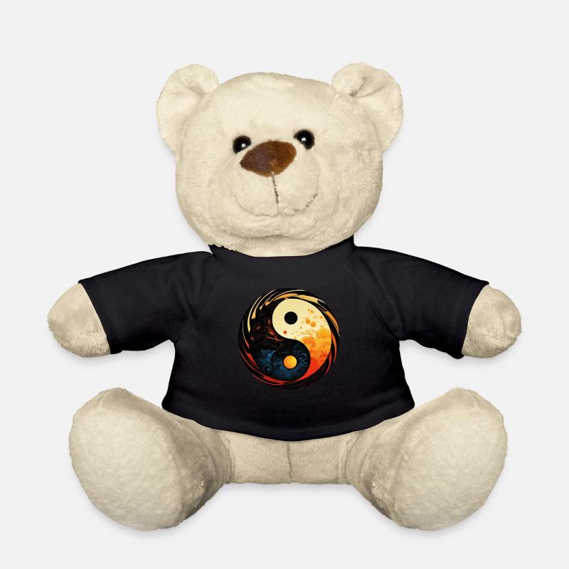 Yin Yang - Teddy - Schwarz