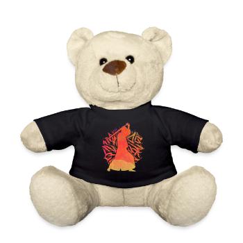 Aikido - Teddy Bear - black - Front