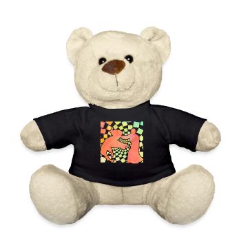 Aikido - Teddy Bear - black - Front