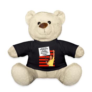 Wir sind die Enkelinnen der Hexen, ihr - Teddy - Schwarz - Vorne