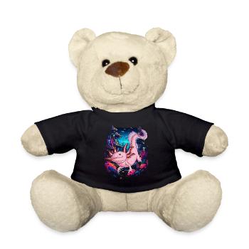 Axolotl - Teddy Bear - black - Front