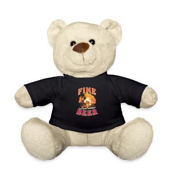 Summer Vacation Fine Have Another Beer - Teddy Bear - black - Front