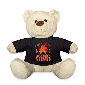 Ich bin athletisch, es heißt Sumo - Teddy - Schwarz - Vorne