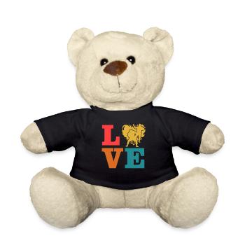 Amour de la lutte - Nounours - noir - Devant
