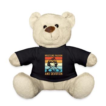 Wrestling-Leidenschaft und Hingabe - Teddy - Schwarz - Vorne