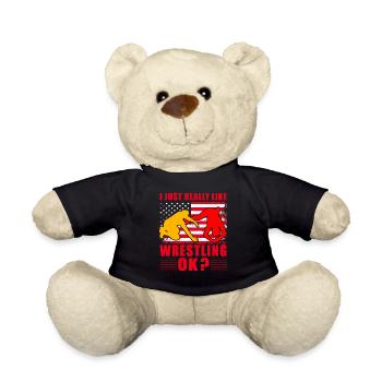 J’aime vraiment la lutte, d’accord ? - Nounours - noir - Devant