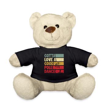 Gotta Love a Good Pole Dance - Teddy Bear - black - Front